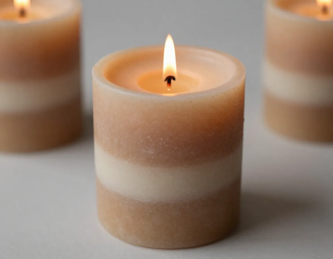 Vela artesanal hecha a mano de 